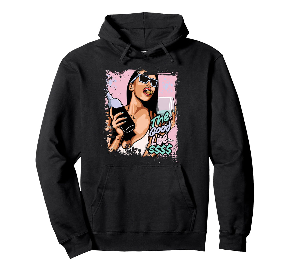 Gangster Hiphop Old School Hip Hop Hustle Hoodie - Novelty Apparel Unisex - T-Shirt, Sweatshirt, Hoodie