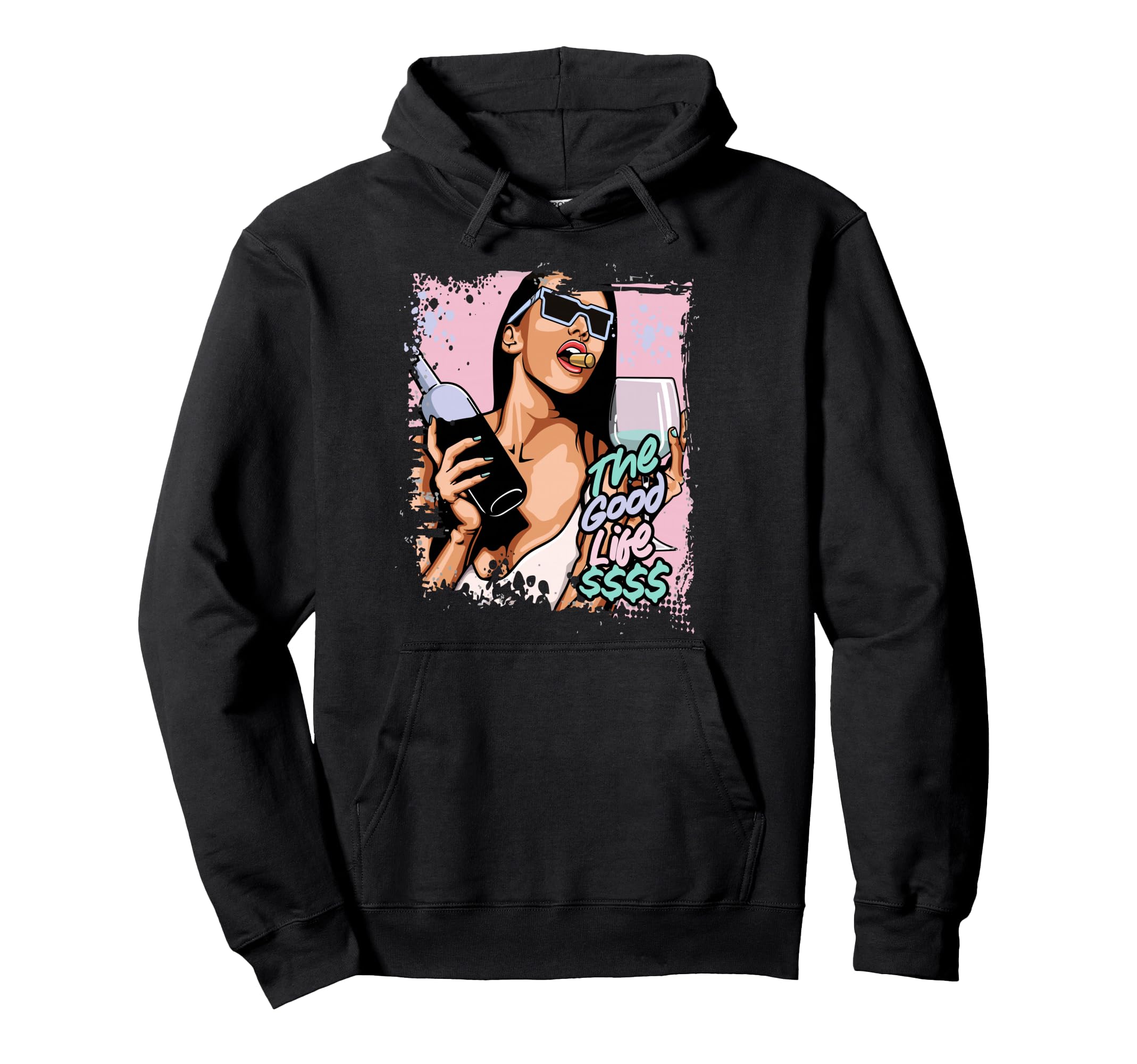 Gangster Hiphop Old School Hip Hop Hustle Hoodie - Novelty Apparel Unisex - T-Shirt, Sweatshirt, Hoodie