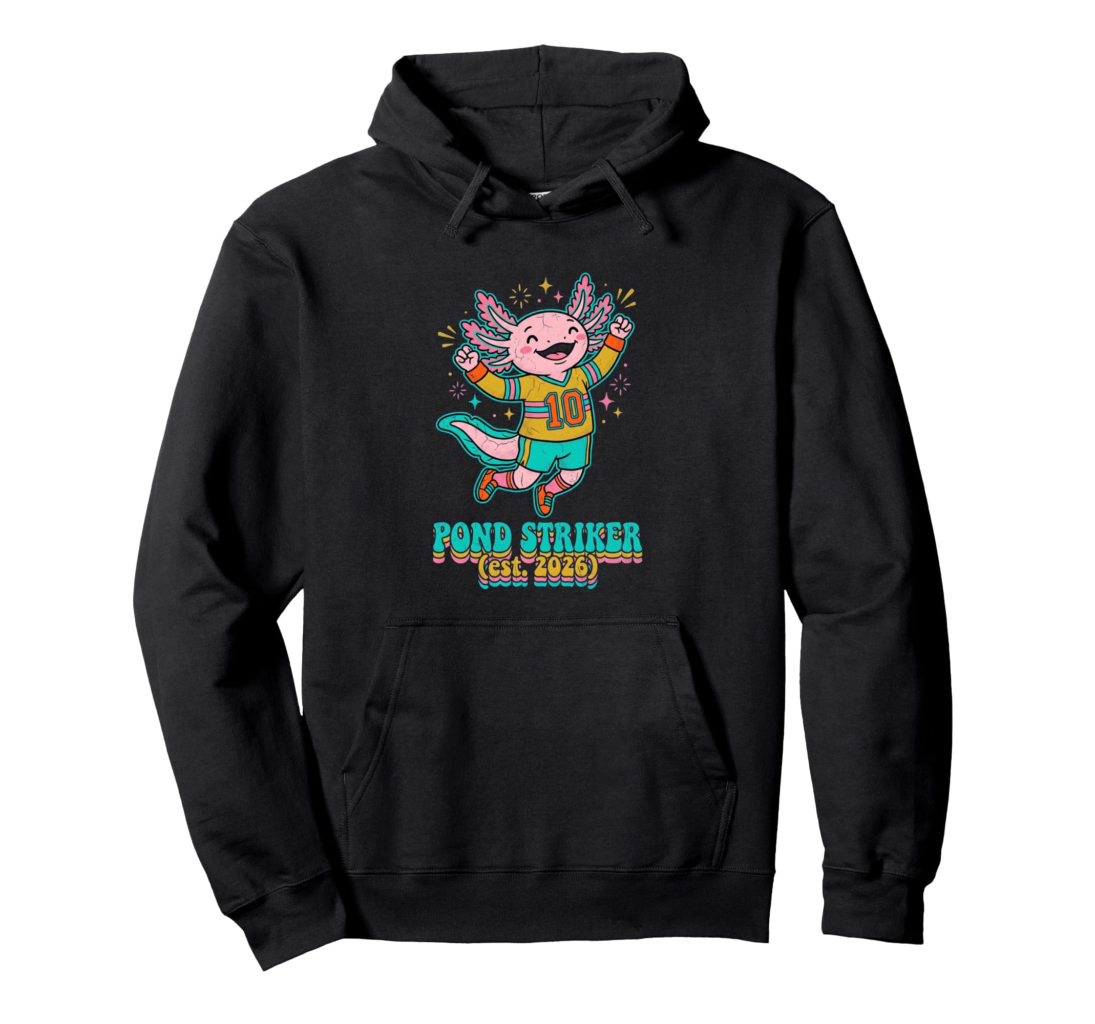 Soccer Jersey 10 Player Pond Striker Hoodie - Unique Graphic Unisex - T-Shirt, Sweatshirt, Hoodie