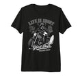 Patterdale Terrier Ride Motorbike T-Shirt - Custom Art Print Men Women - T-Shirt, Sweatshirt, Hoodie