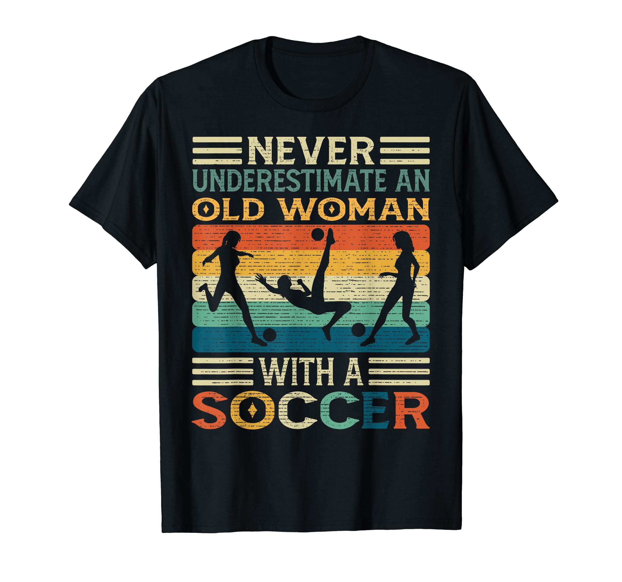 Funny Soccer Ball Grandma Soccer Ball T-Shirt - Graphic Print for Adults - T-Shirt, Sweatshirt, Hoodie