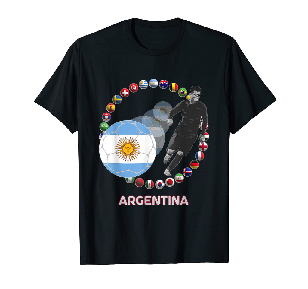 International World Flags Football Game T-Shirt - Custom Art Print Unisex - T-Shirt, Sweatshirt, Hoodie