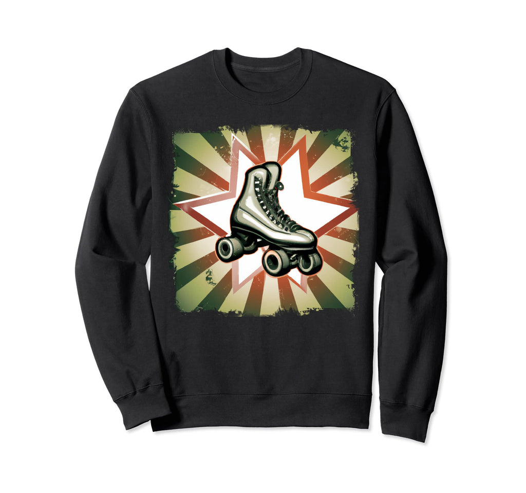 Roller Skates Roller Blades 70S Sweatshirt - Fun Novelty Design Unisex - T-Shirt, Sweatshirt, Hoodie