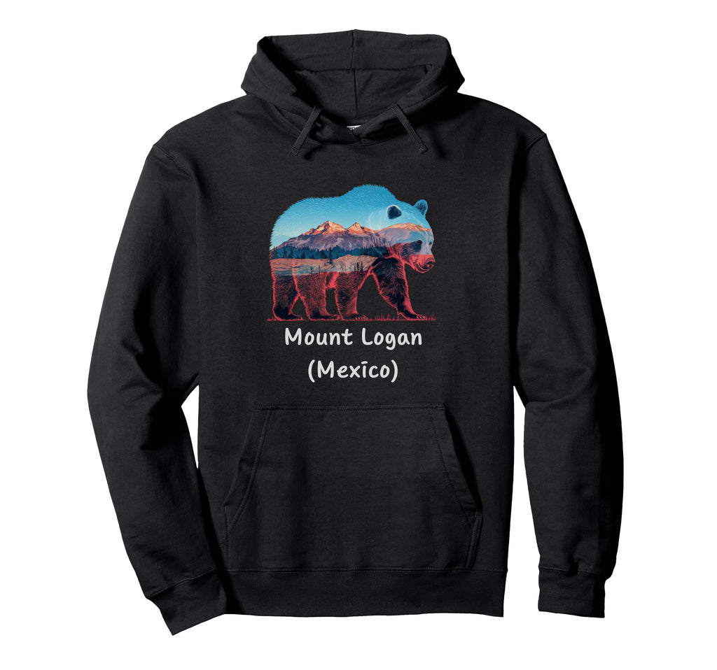 Hiking Camping Mount Logan Mexico Hoodie - Custom Art Print Men Women - T-Shirt, Sweatshirt, Hoodie