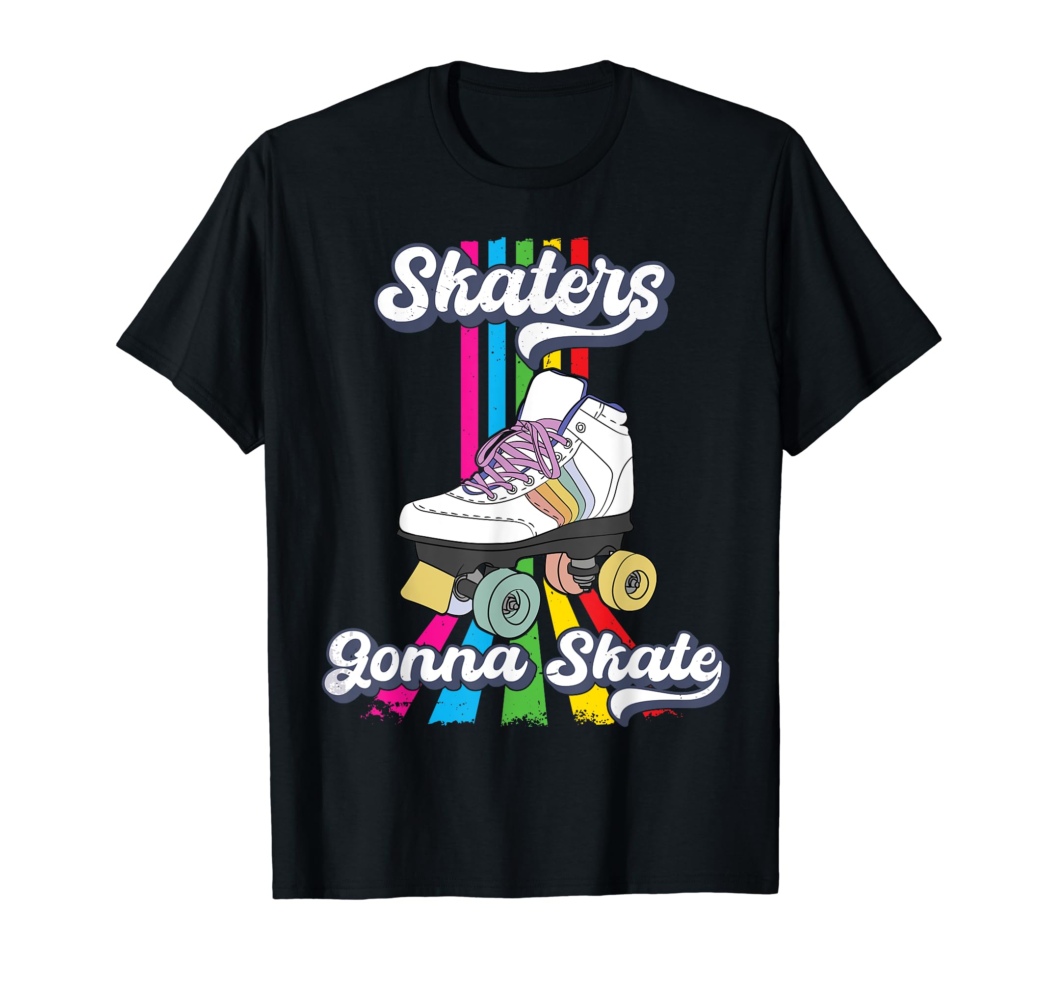 Skaters Gonna Skate Funny 70S 80S T-Shirt - Aesthetic Graphic for Adults - T-Shirt, Sweatshirt, Hoodie