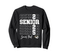 Senior Soccer Dad Gift Class 2025 Sweatshirt - Graphic Print for Adults - T-Shirt, Sweatshirt, Hoodie