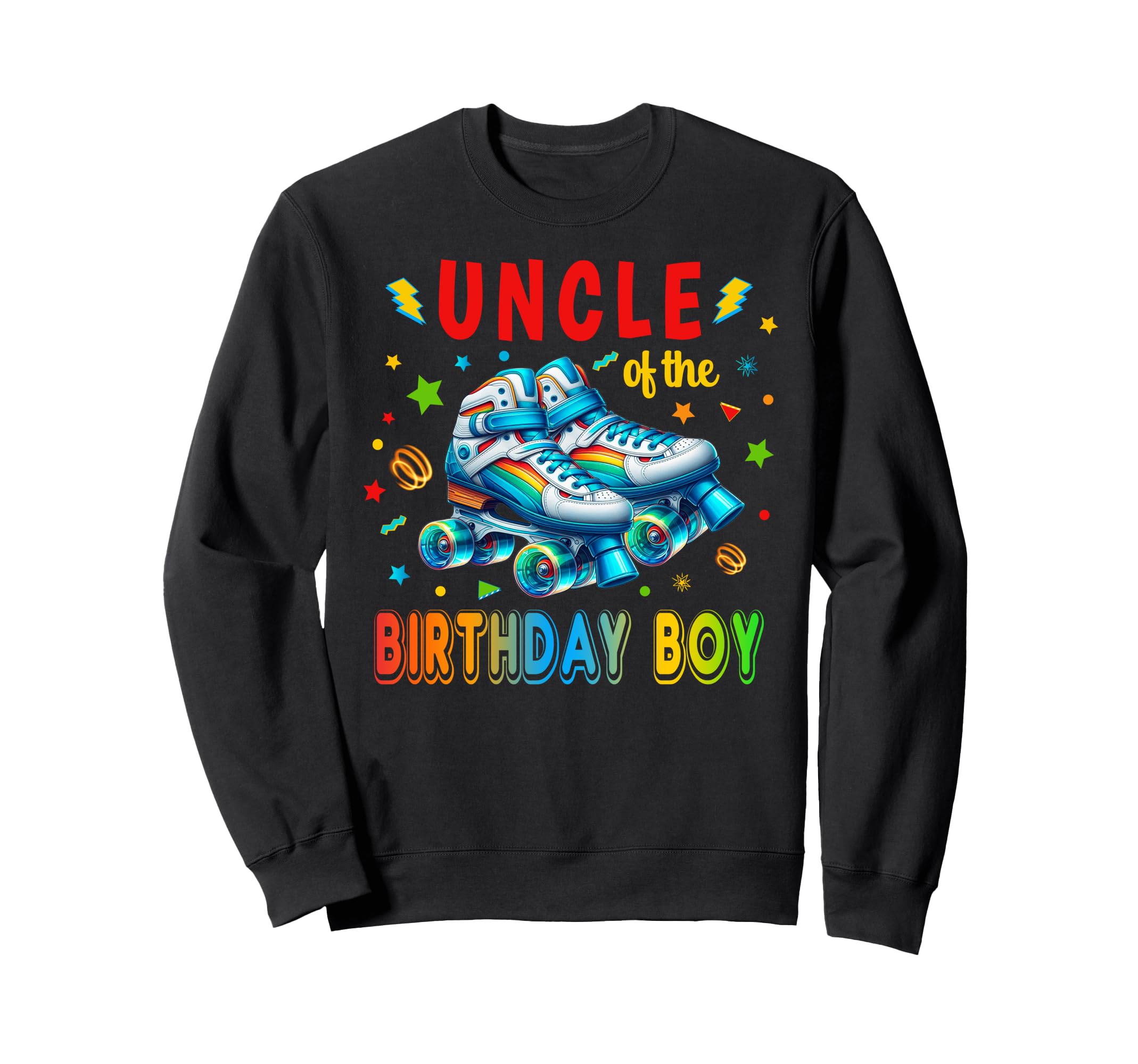 Roller Skates Birthday Party Skating Sweatshirt - Minimalist Print Unisex - T-Shirt, Sweatshirt, Hoodie