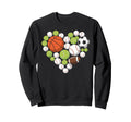 I Love Sports Basketball Football Sweatshirt - Graphic Print Men Women - T-Shirt, Sweatshirt, Hoodie