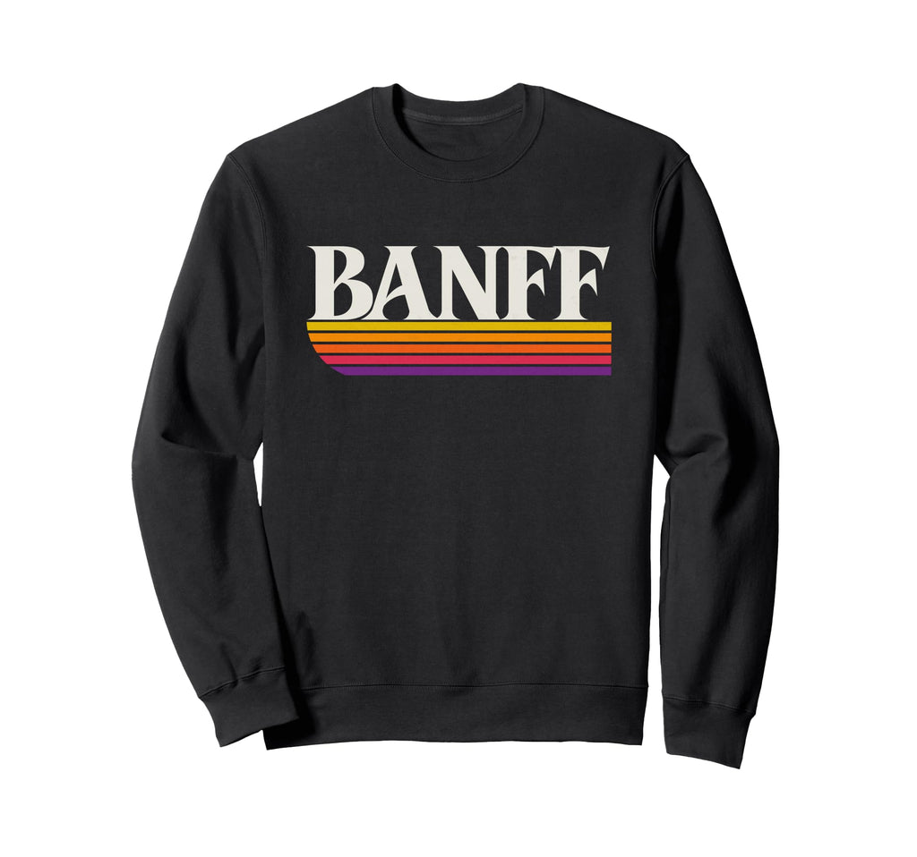 Banff Canada Banff National Park Sweatshirt - Minimalist Print Men Women - T-Shirt, Sweatshirt, Hoodie