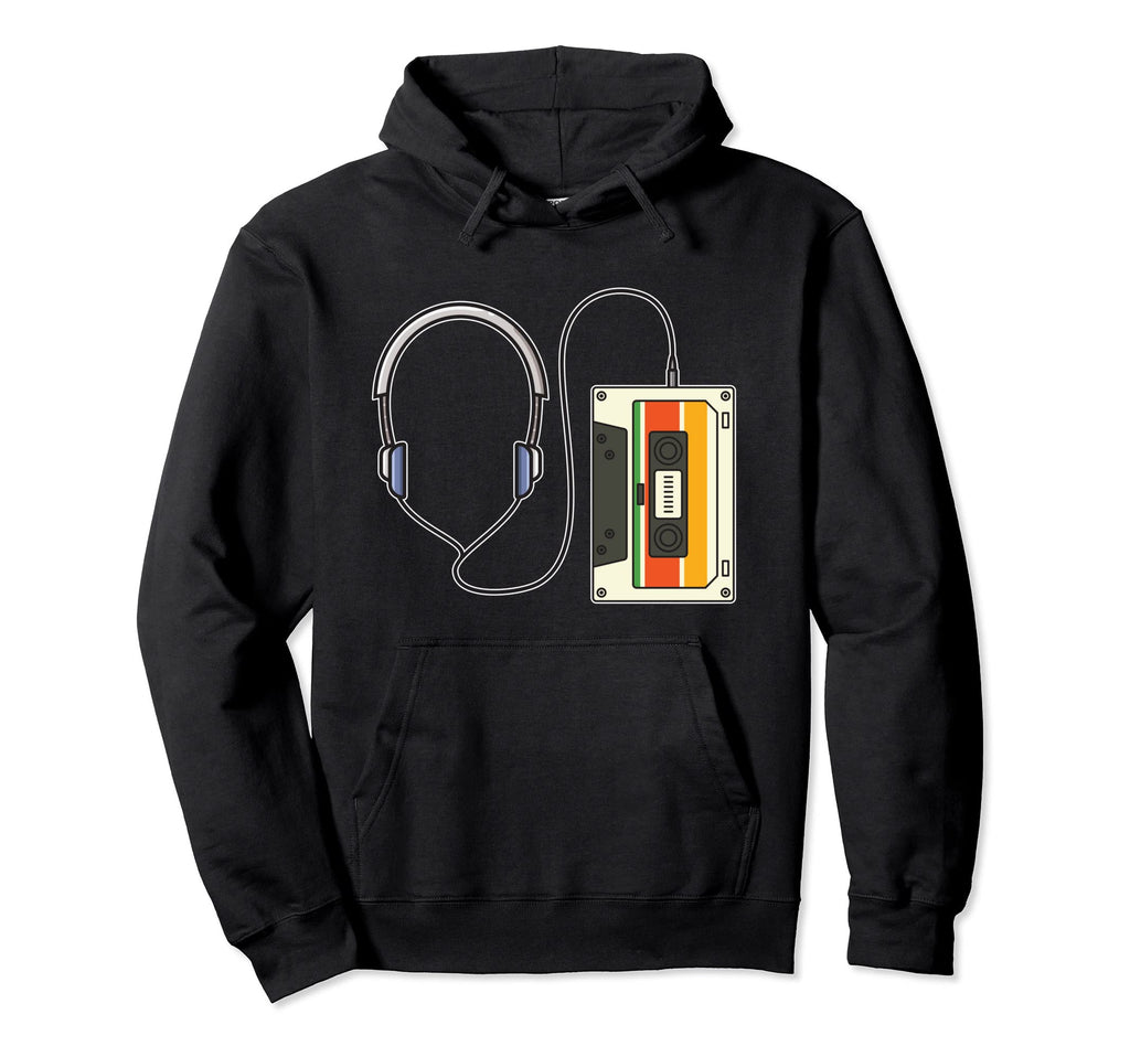 Headphones 80S Music Mixtape 1980S Hoodie - Graphic Print Men Women - T-Shirt, Sweatshirt, Hoodie