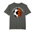 Papa Ballers Funny Soccer Basketball T-Shirt - Casual Everyday Wear Unisex - T-Shirt, Sweatshirt, Hoodie