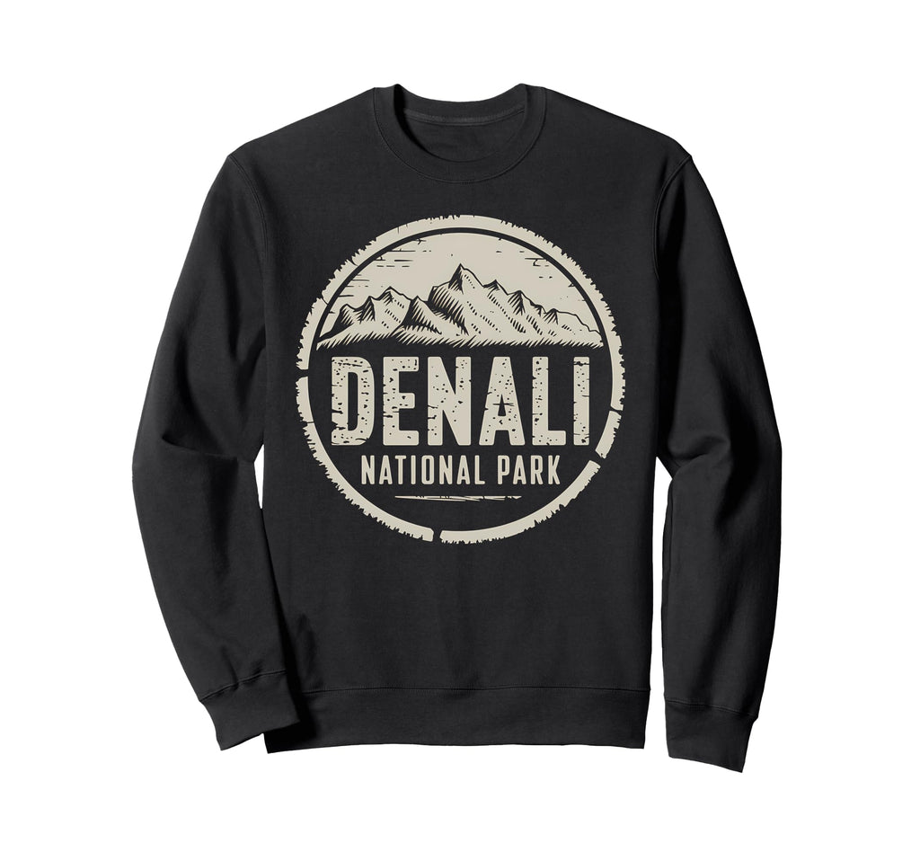 Denali Est 1917 Alaska National Sweatshirt - Aesthetic Graphic for Adults - T-Shirt, Sweatshirt, Hoodie