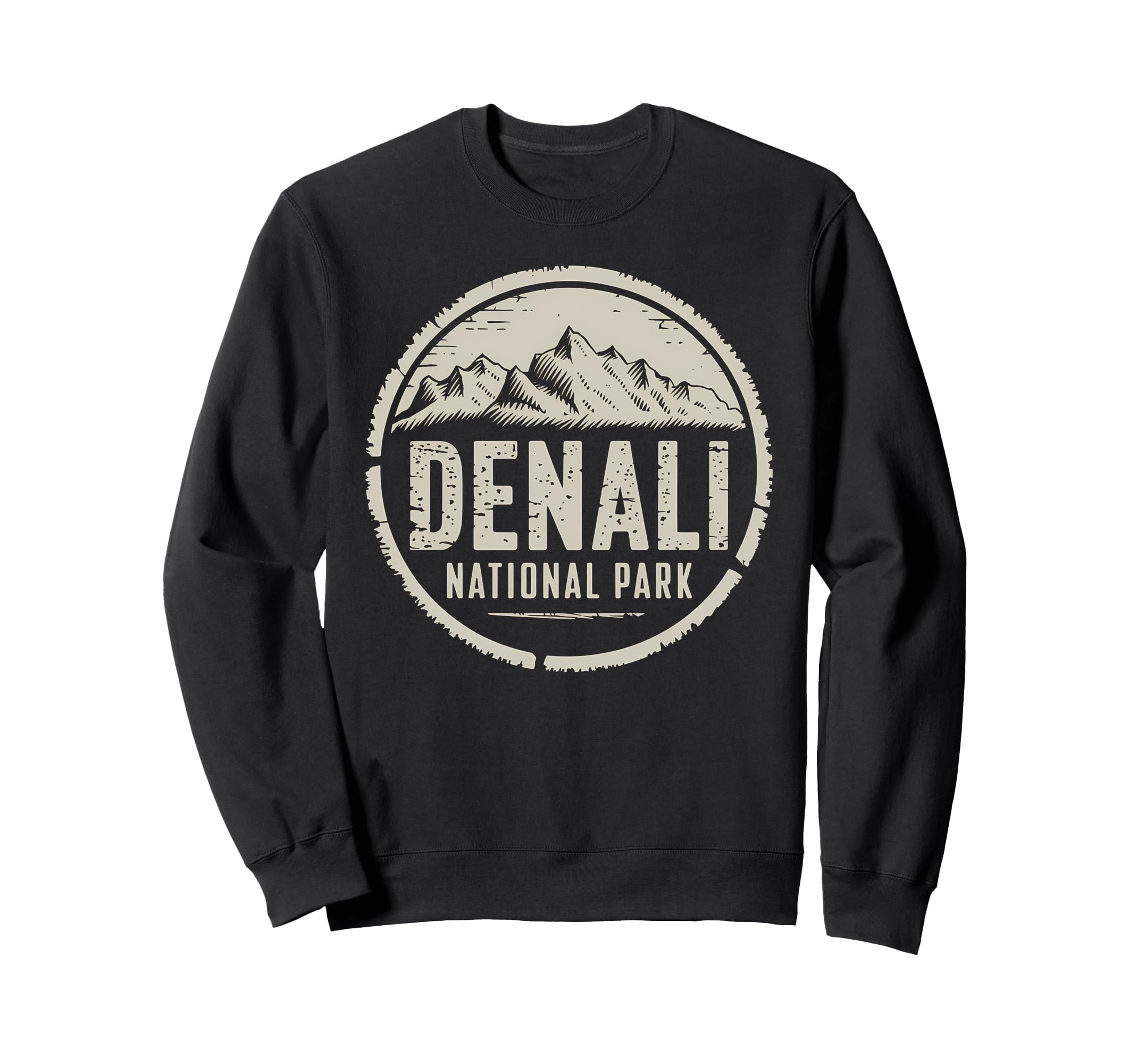 Denali Est 1917 Alaska National Sweatshirt - Aesthetic Graphic for Adults - T-Shirt, Sweatshirt, Hoodie