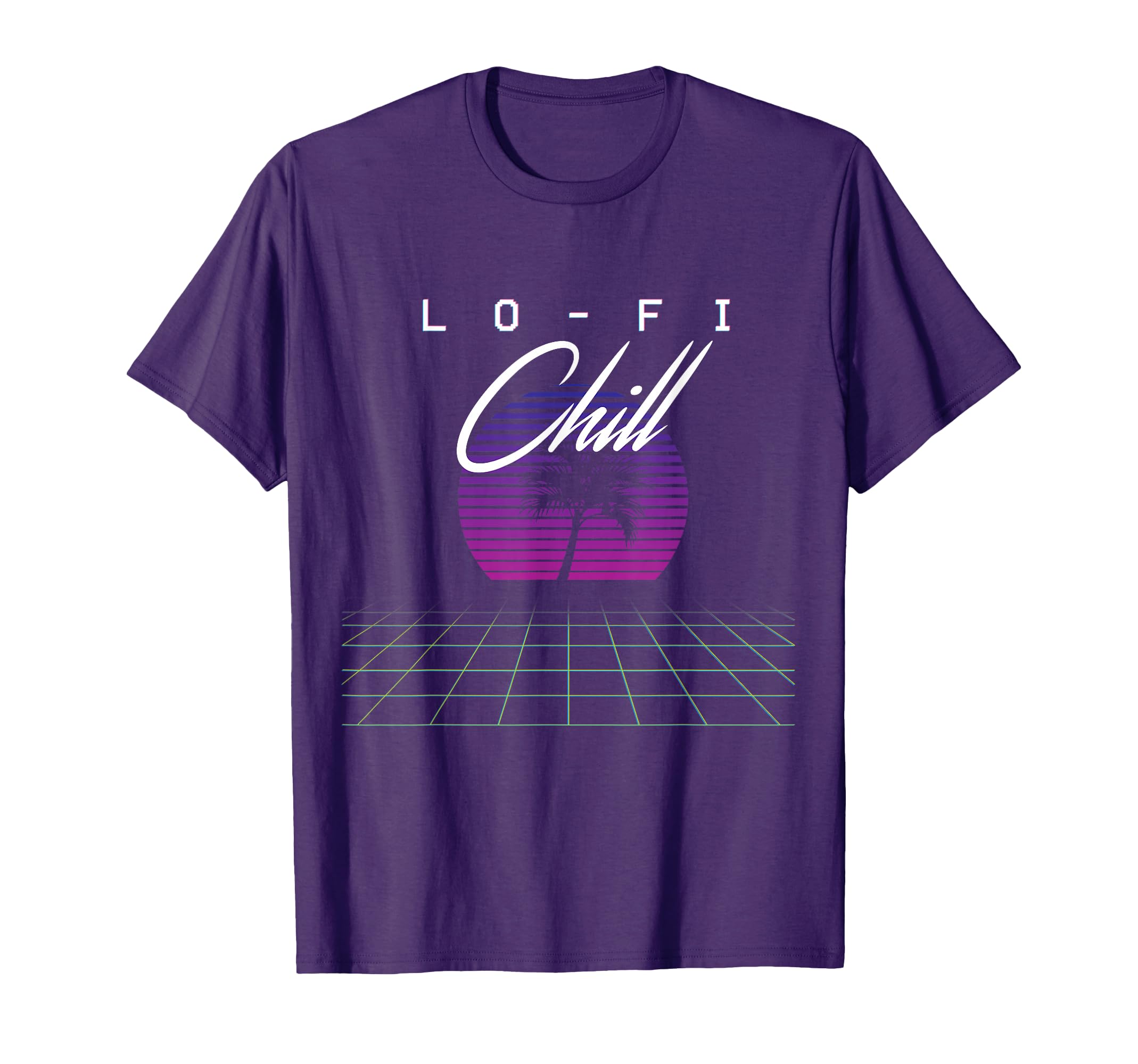 Lofi Hip Hop Chill Outrun Synthwave T-Shirt - Aesthetic Graphic for Adults - T-Shirt, Sweatshirt, Hoodie