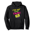 Cassette Tape Funny 1980S Music Hoodie - Casual Everyday Wear Men Women - T-Shirt, Sweatshirt, Hoodie