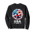 American Flag Soccer Soccer 2025 Sweatshirt - Minimalist Print for Adults - T-Shirt, Sweatshirt, Hoodie