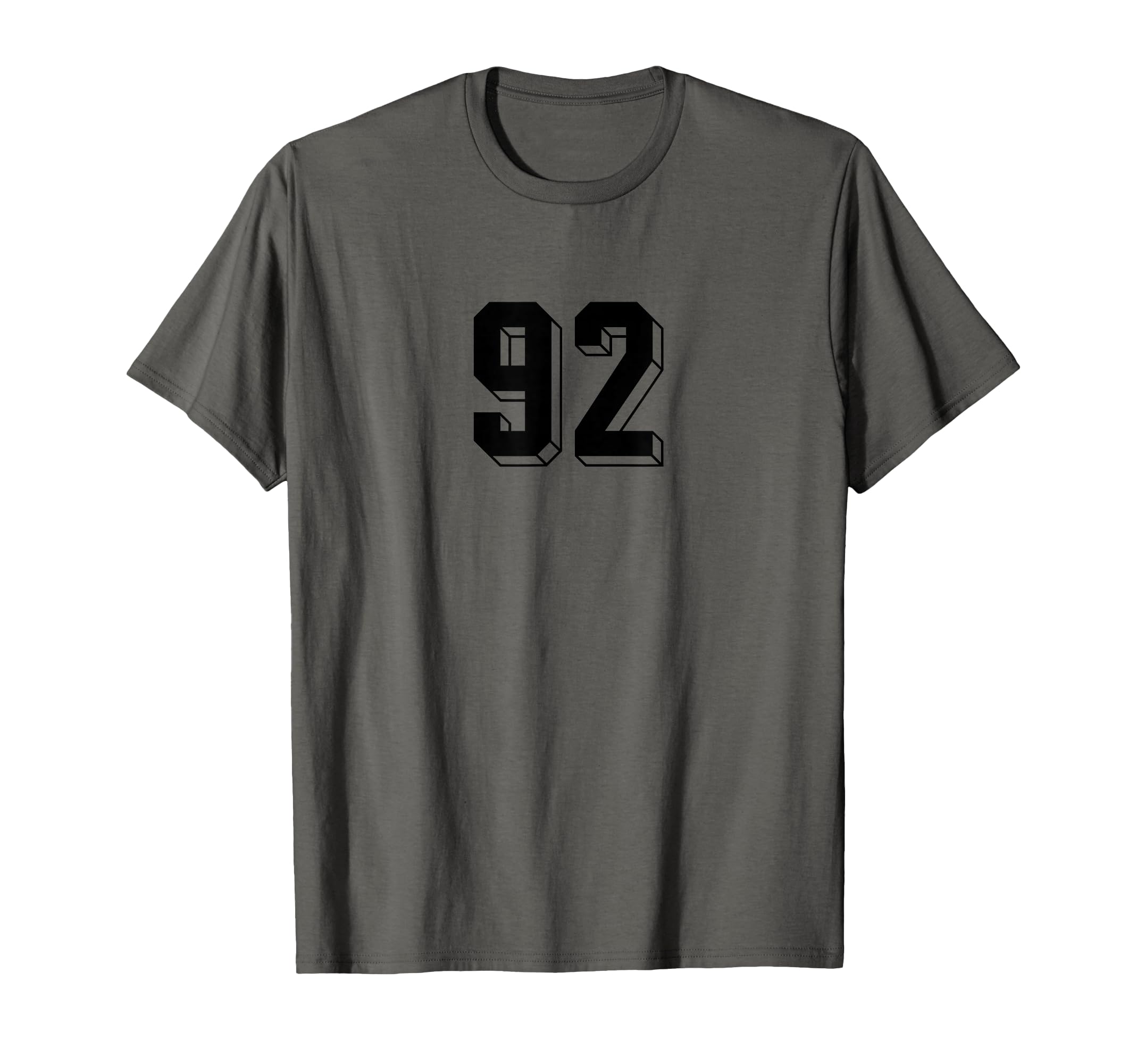 Number 92 80S 90S Soccer Team T-Shirt - Casual Everyday Wear Men Women - T-Shirt, Sweatshirt, Hoodie