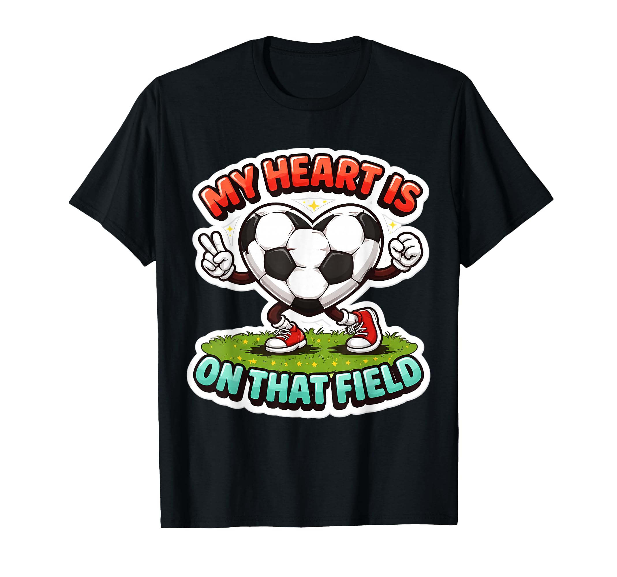 My Heart Is That Field Soccer Mother T-Shirt - Streetwear Style Men Women - T-Shirt, Sweatshirt, Hoodie