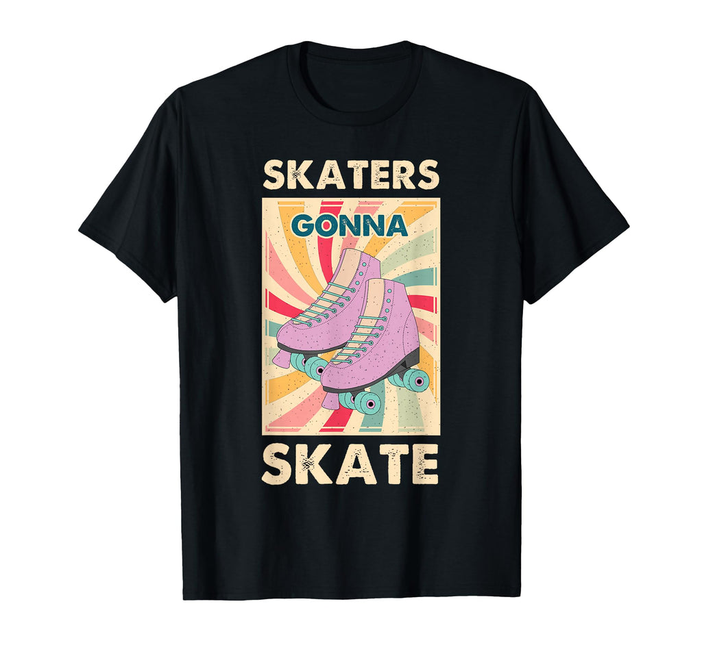 70S 80S Roller Skating Funny Skaters T-Shirt - Graphic Print Men Women - T-Shirt, Sweatshirt, Hoodie