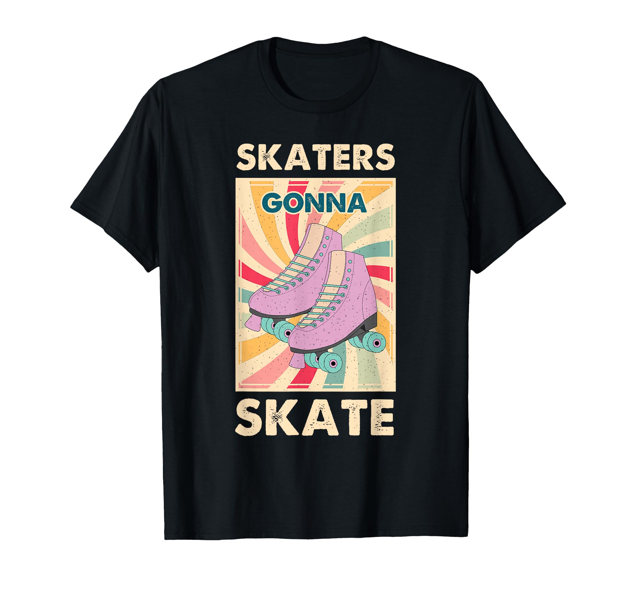 70S 80S Roller Skating Funny Skaters T-Shirt - Graphic Print Men Women - T-Shirt, Sweatshirt, Hoodie