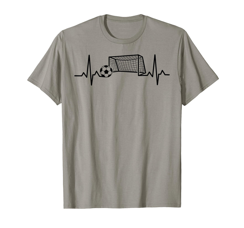 Soccer Heartbeat Football Lovers T-Shirt - Minimalist Print for Adults - T-Shirt, Sweatshirt, Hoodie