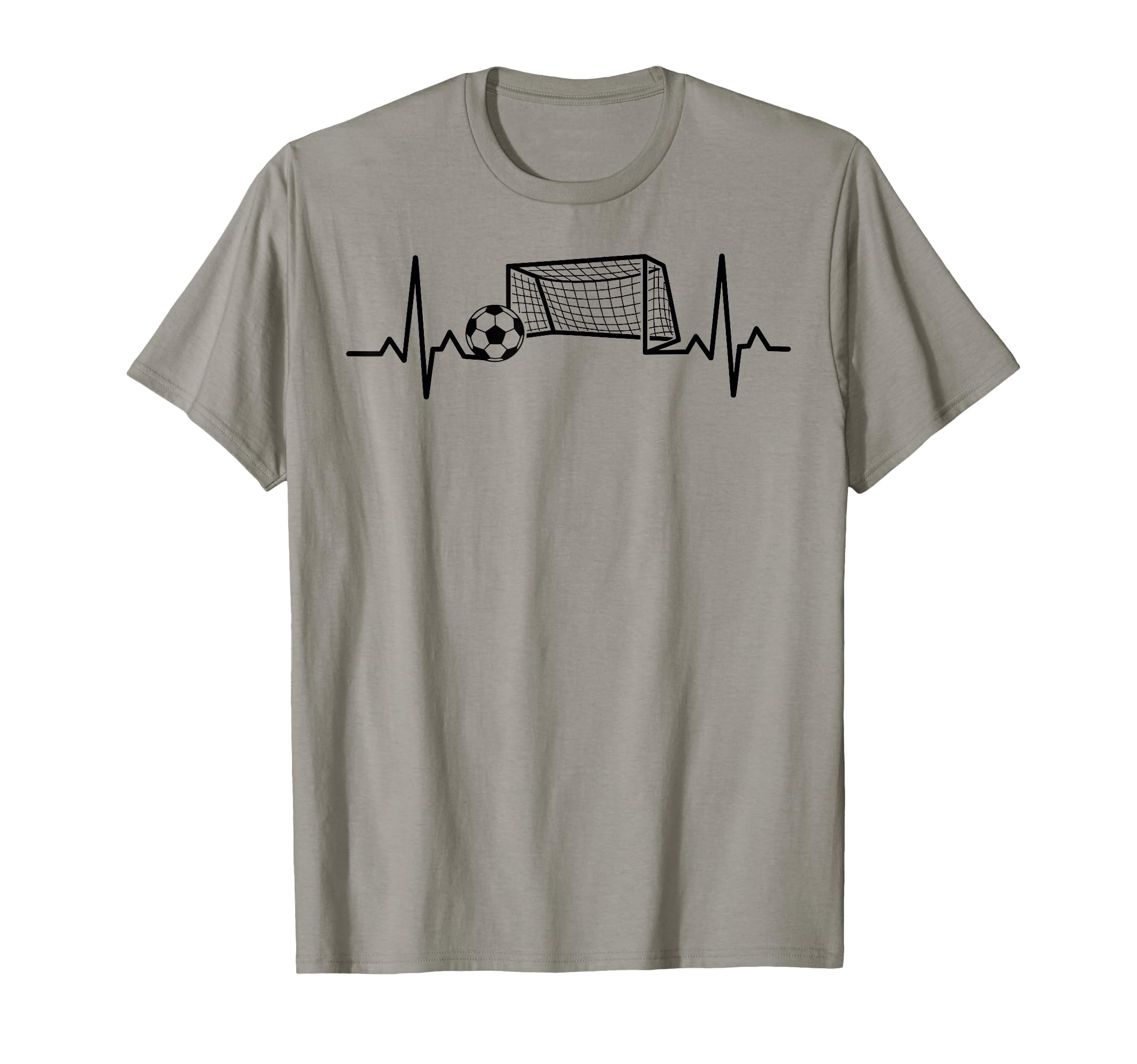 Soccer Heartbeat Football Lovers T-Shirt - Minimalist Print for Adults - T-Shirt, Sweatshirt, Hoodie