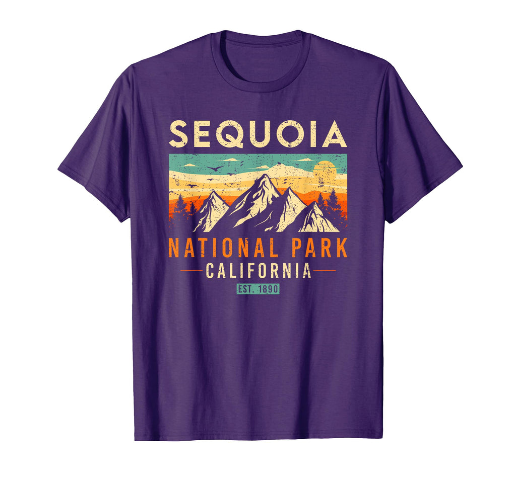 Sequoia Est 1890 California National T-Shirt - Aesthetic Graphic Men Women - T-Shirt, Sweatshirt, Hoodie