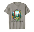 Floral Sequoia National Park Hiking T-Shirt - Novelty Apparel for Adults - T-Shirt, Sweatshirt, Hoodie