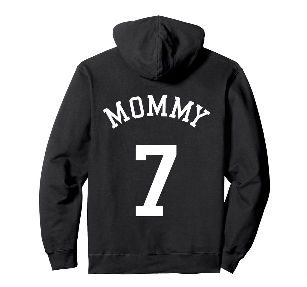 Mommy Team No 7 Soccer Mother Hoodie - Custom Art Print for Adults - T-Shirt, Sweatshirt, Hoodie