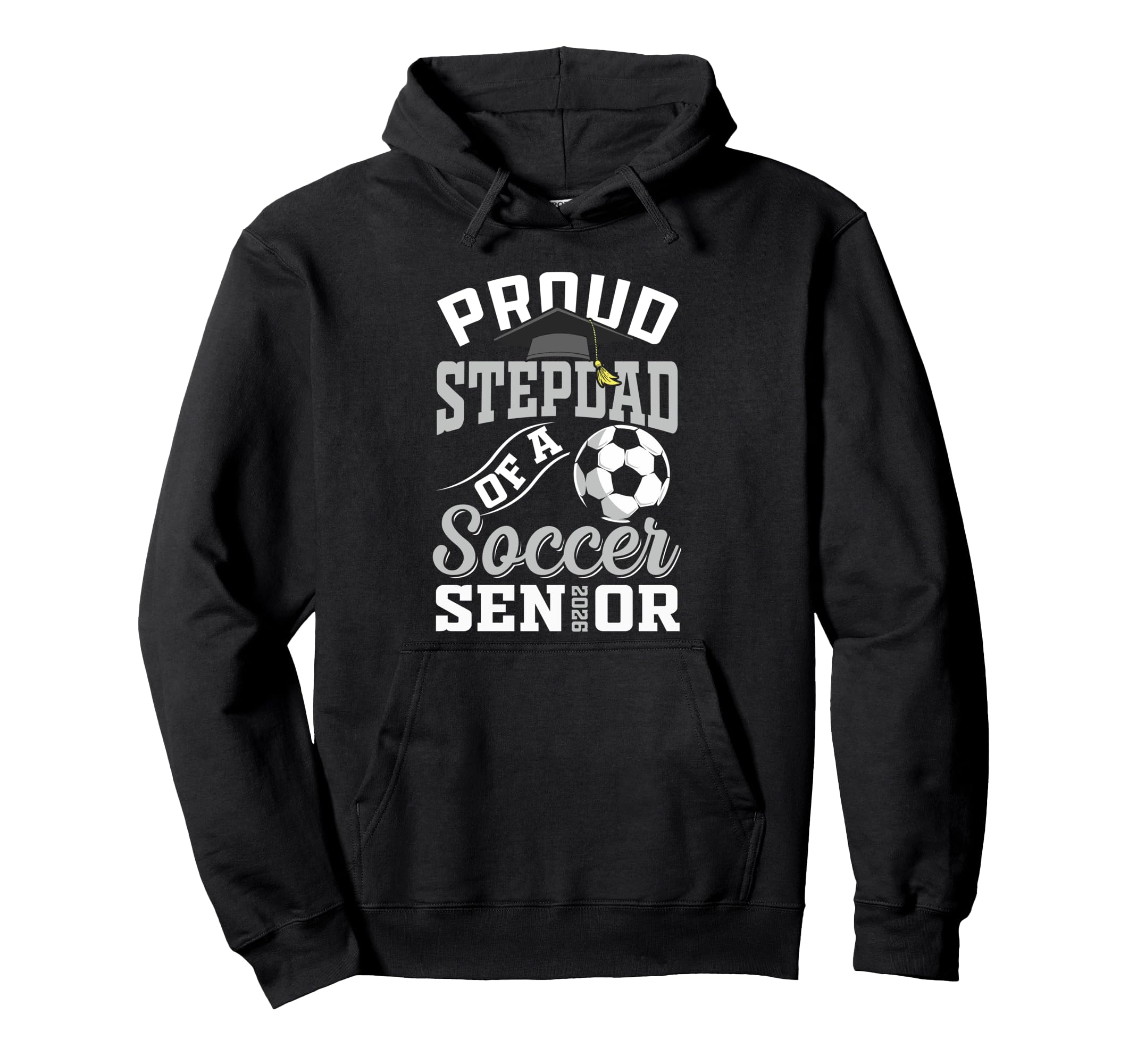 Proud Nephew Soccer Senior Class 2026 Hoodie - Minimalist Print Men Women - T-Shirt, Sweatshirt, Hoodie