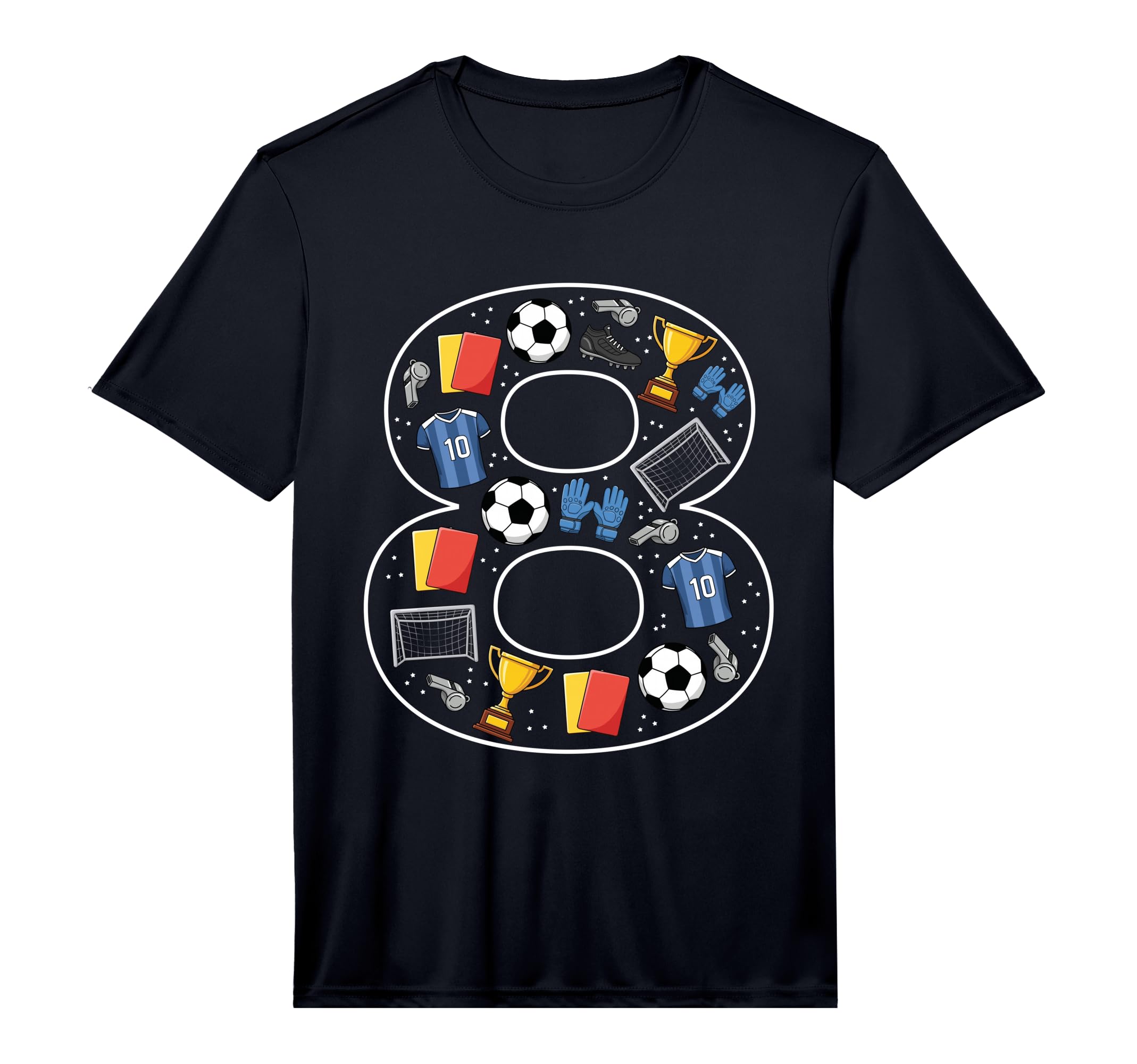Mens 8Th Birthday 8 Year Old Football T-Shirt - Novelty Apparel Men Women - T-Shirt, Sweatshirt, Hoodie