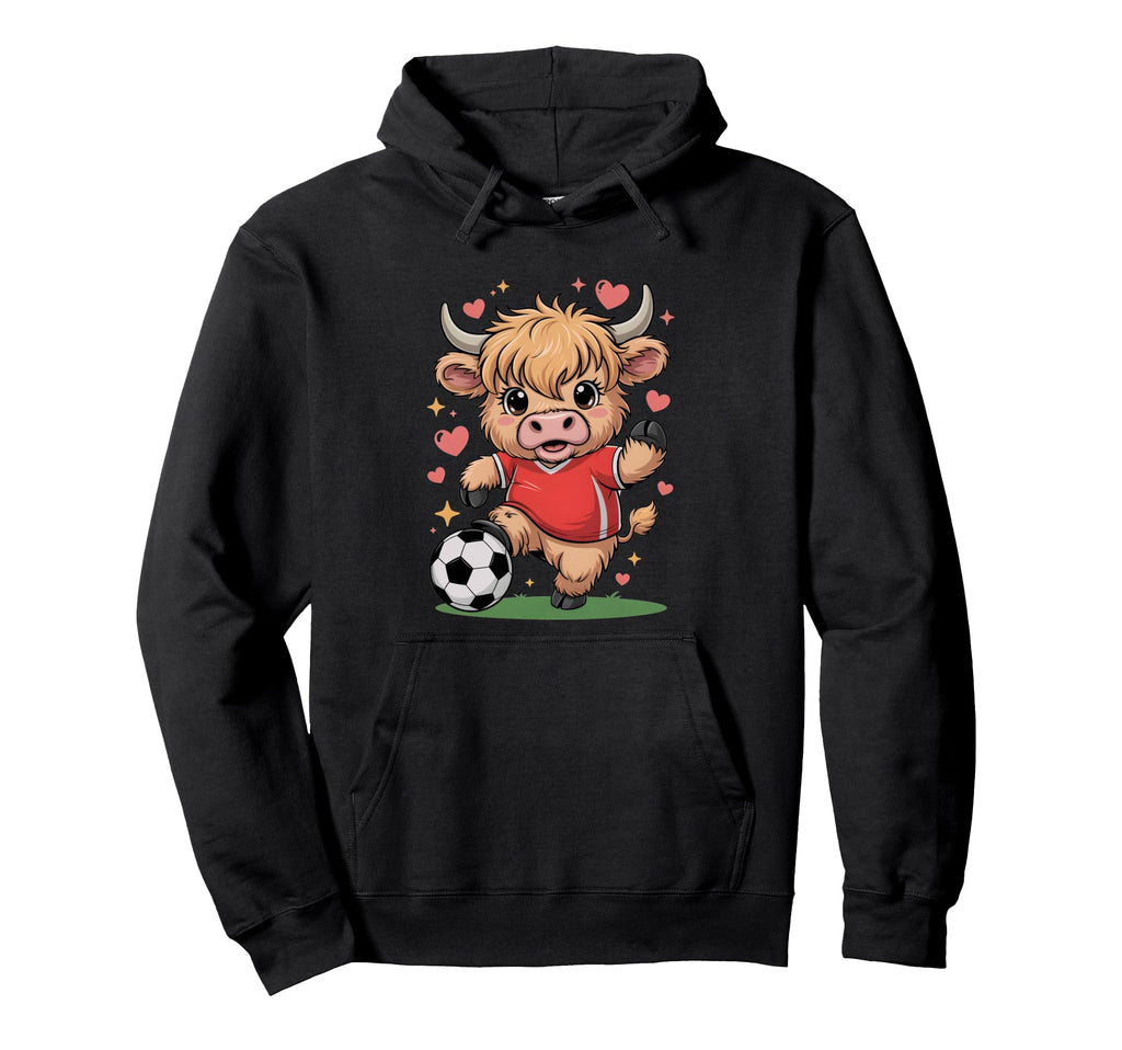 Kawaii Soccer Heifer Just Who Loves Hoodie - Custom Art Print Men Women - T-Shirt, Sweatshirt, Hoodie
