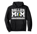 Baller Mom Louder And Prouder Soccer Hoodie - Aesthetic Graphic for Adults - T-Shirt, Sweatshirt, Hoodie