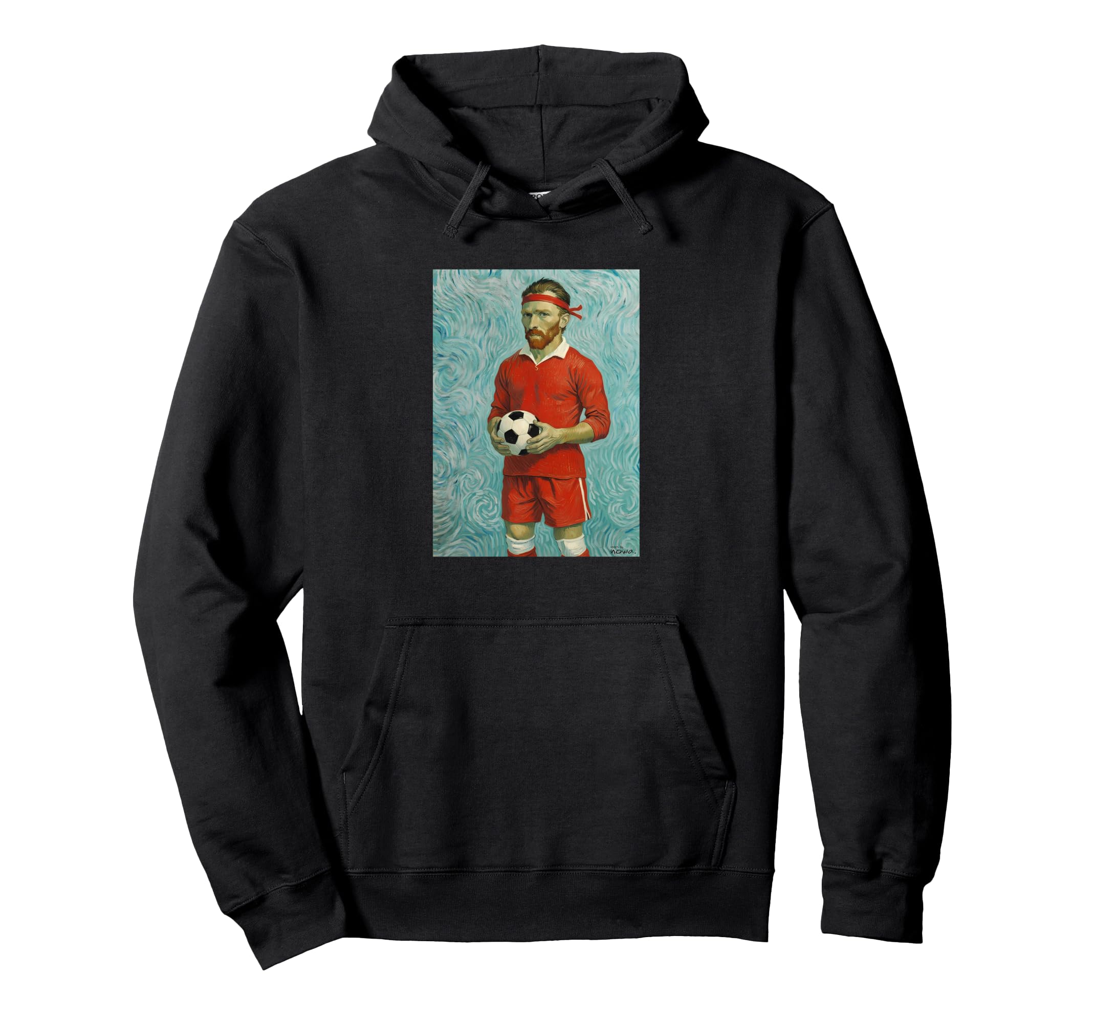 Vincent Loves Football And Soccer Hoodie - Casual Everyday Wear Men Women - T-Shirt, Sweatshirt, Hoodie