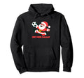 Soccer Goalkeeper Holiday Santa Claus Hoodie - Custom Art Print Unisex - T-Shirt, Sweatshirt, Hoodie