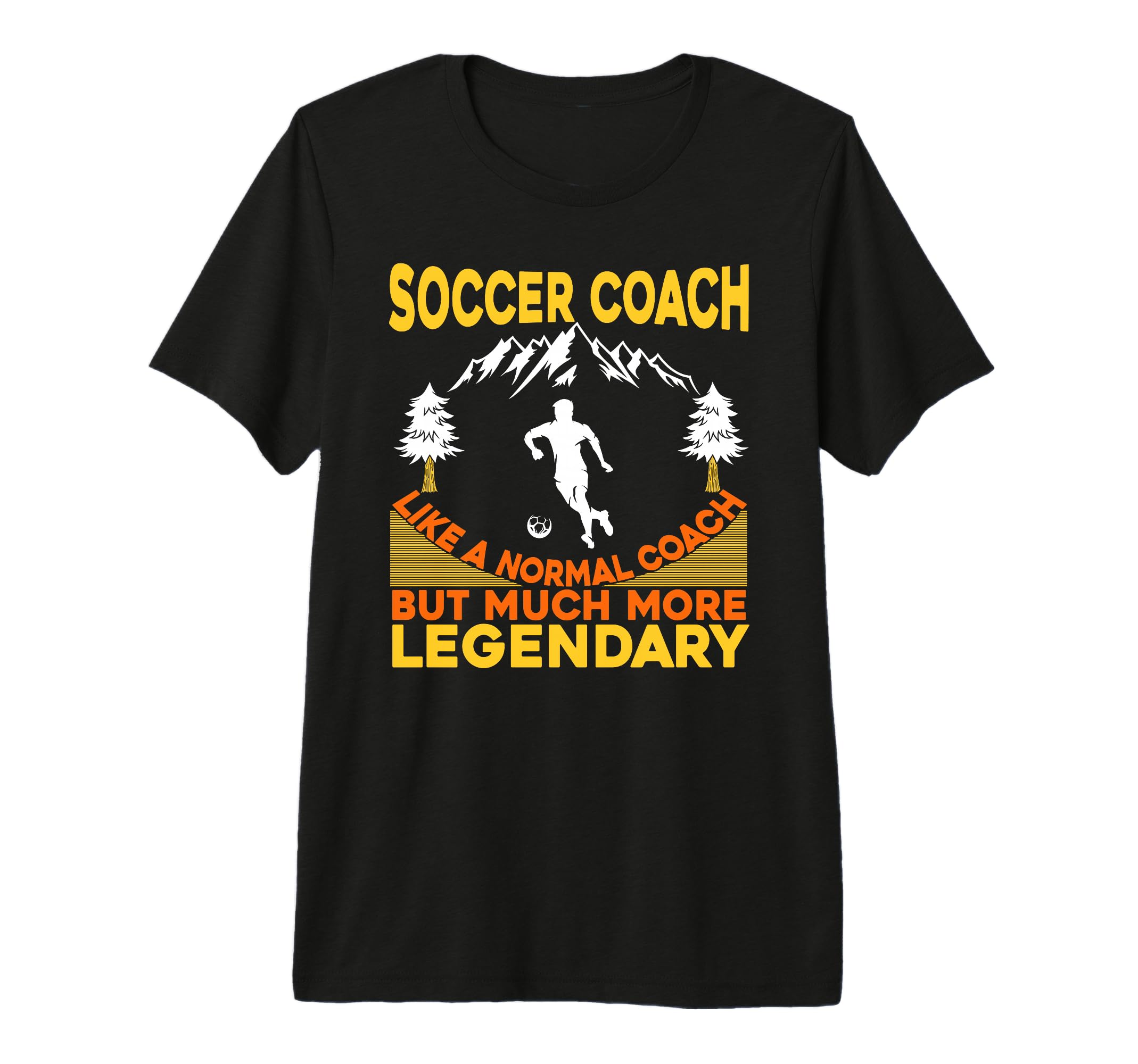 Mens Soccer Coaching Training Trainer T-Shirt - Trendy Graphic for Adults - T-Shirt, Sweatshirt, Hoodie