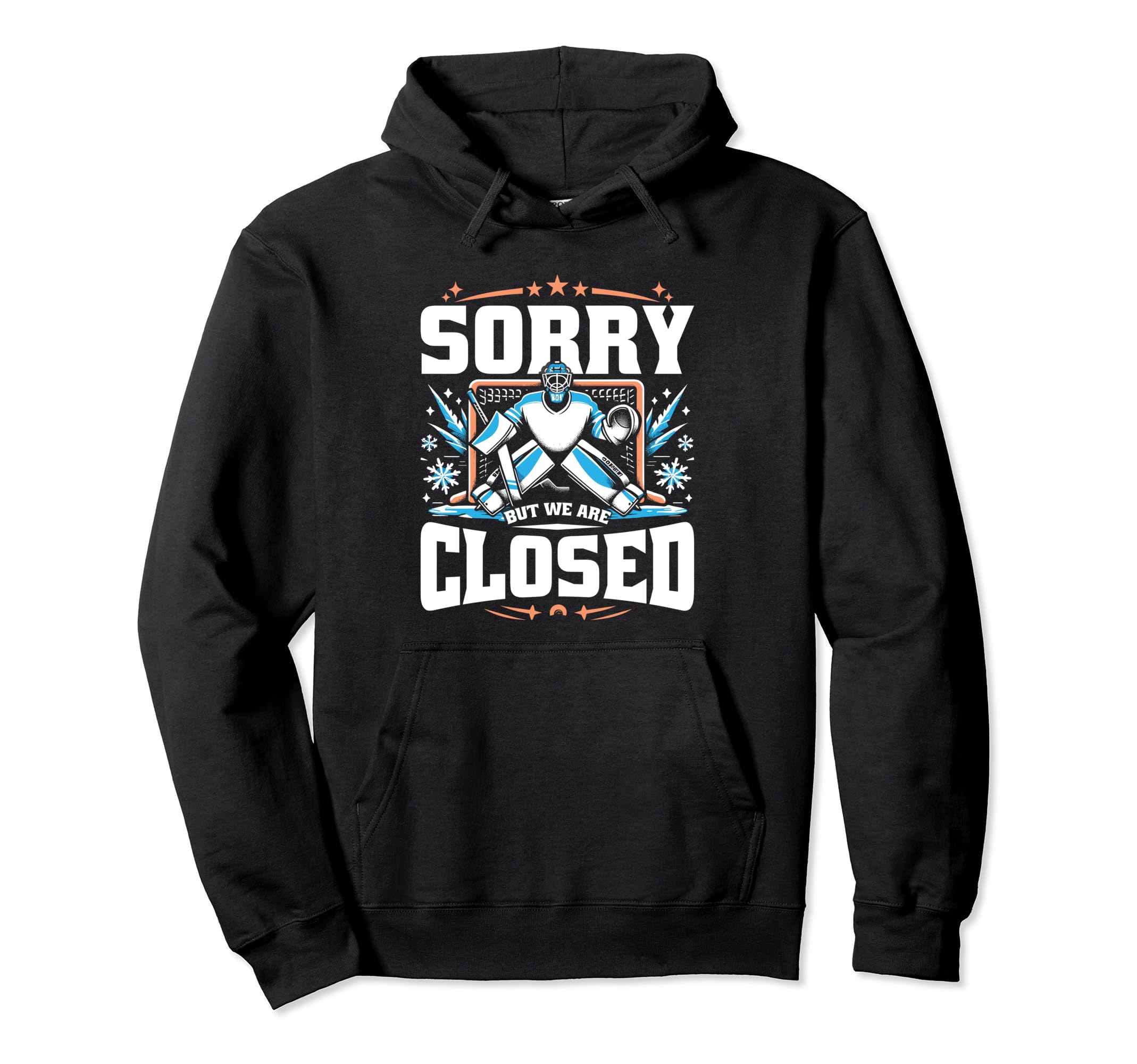 Goalkeeper Ice Hockey Player Hoodie - Custom Art Print for Adults - T-Shirt, Sweatshirt, Hoodie