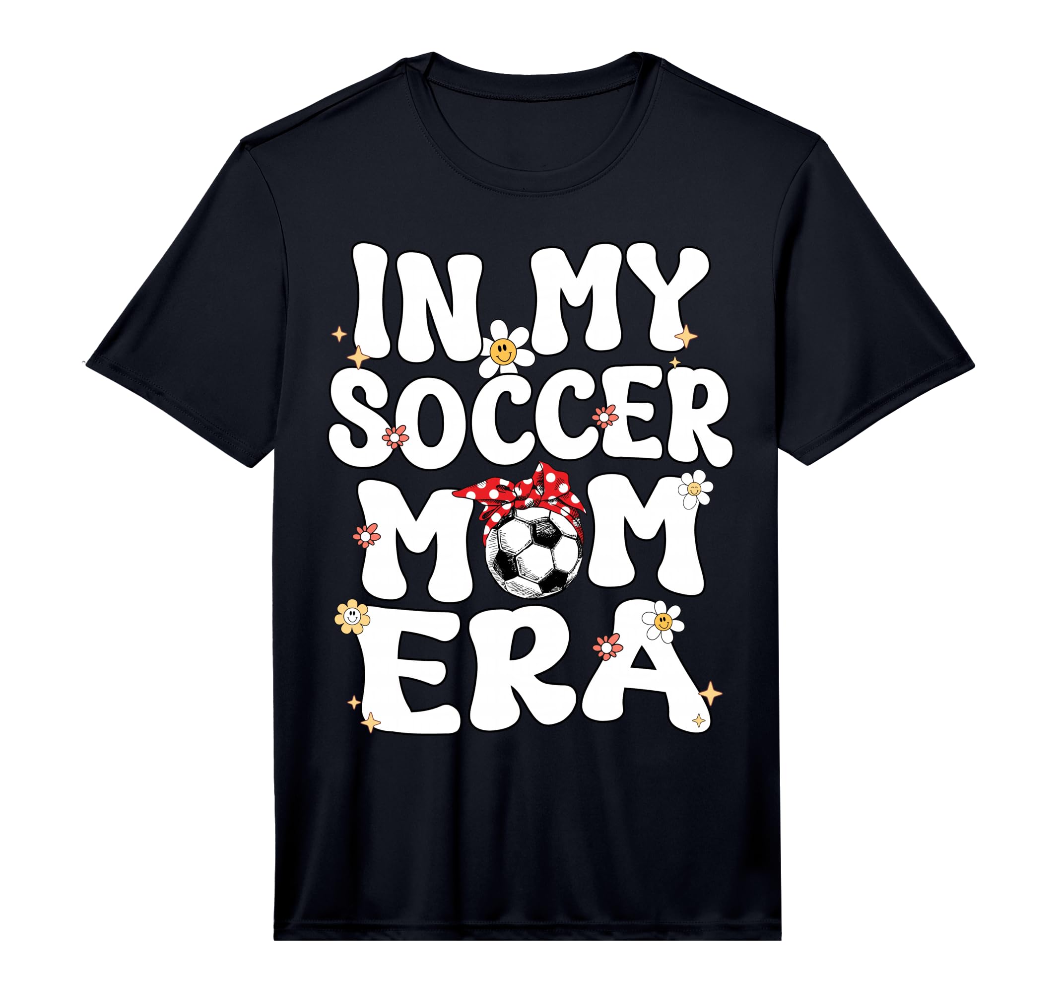 My Soccer Mom Era Groovy Mom Soccer T-Shirt - Casual Everyday Wear Unisex - T-Shirt, Sweatshirt, Hoodie