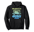 Hockey Goalkeeper Denial Funny Ice Hockey Hoodie - Graphic Print for Adults - T-Shirt, Sweatshirt, Hoodie