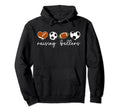 Raising Ballers Soccer Football Mom Soccer Hoodie - Trendy Graphic Unisex - T-Shirt, Sweatshirt, Hoodie