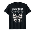 Living That Soccer Mom Life Coquette Bow T-Shirt - Streetwear Style Unisex - T-Shirt, Sweatshirt, Hoodie