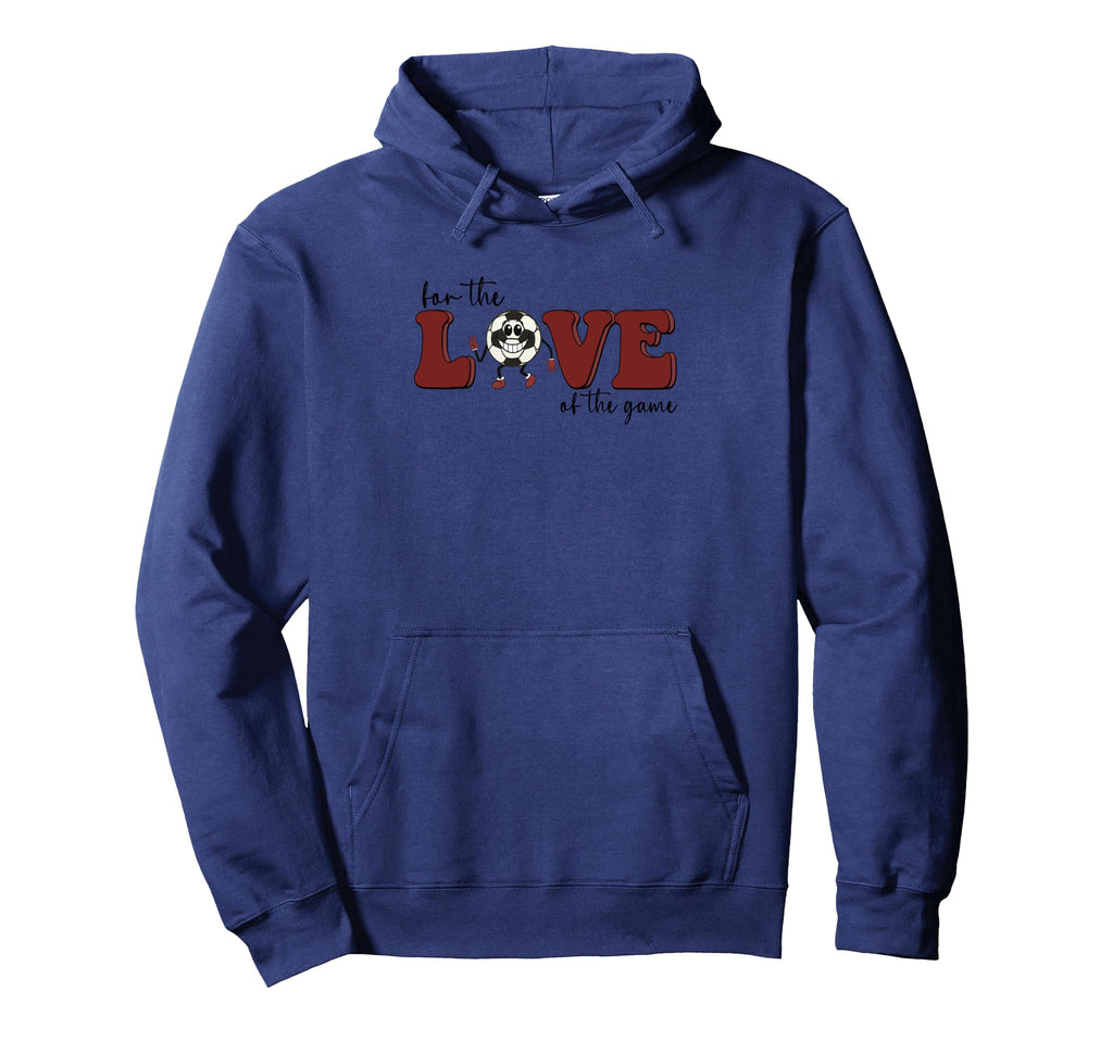 Love Game Soccer Fun Hoodie - Minimalist Print Unisex - T-Shirt, Sweatshirt, Hoodie