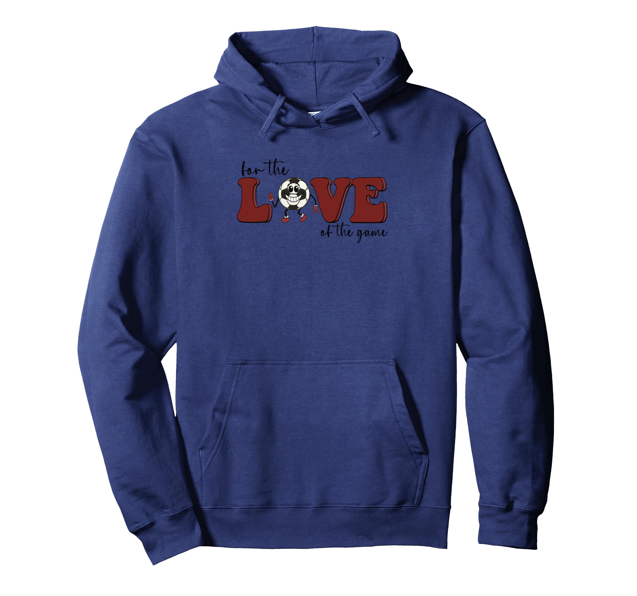 Love Game Soccer Fun Hoodie - Minimalist Print Unisex - T-Shirt, Sweatshirt, Hoodie