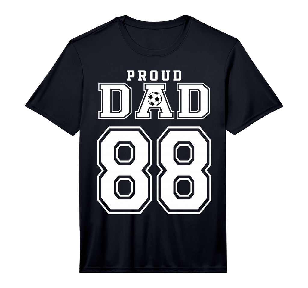Number 88 Custom Proud Soccer Futbol T-Shirt - Minimalist Print for Adults - T-Shirt, Sweatshirt, Hoodie