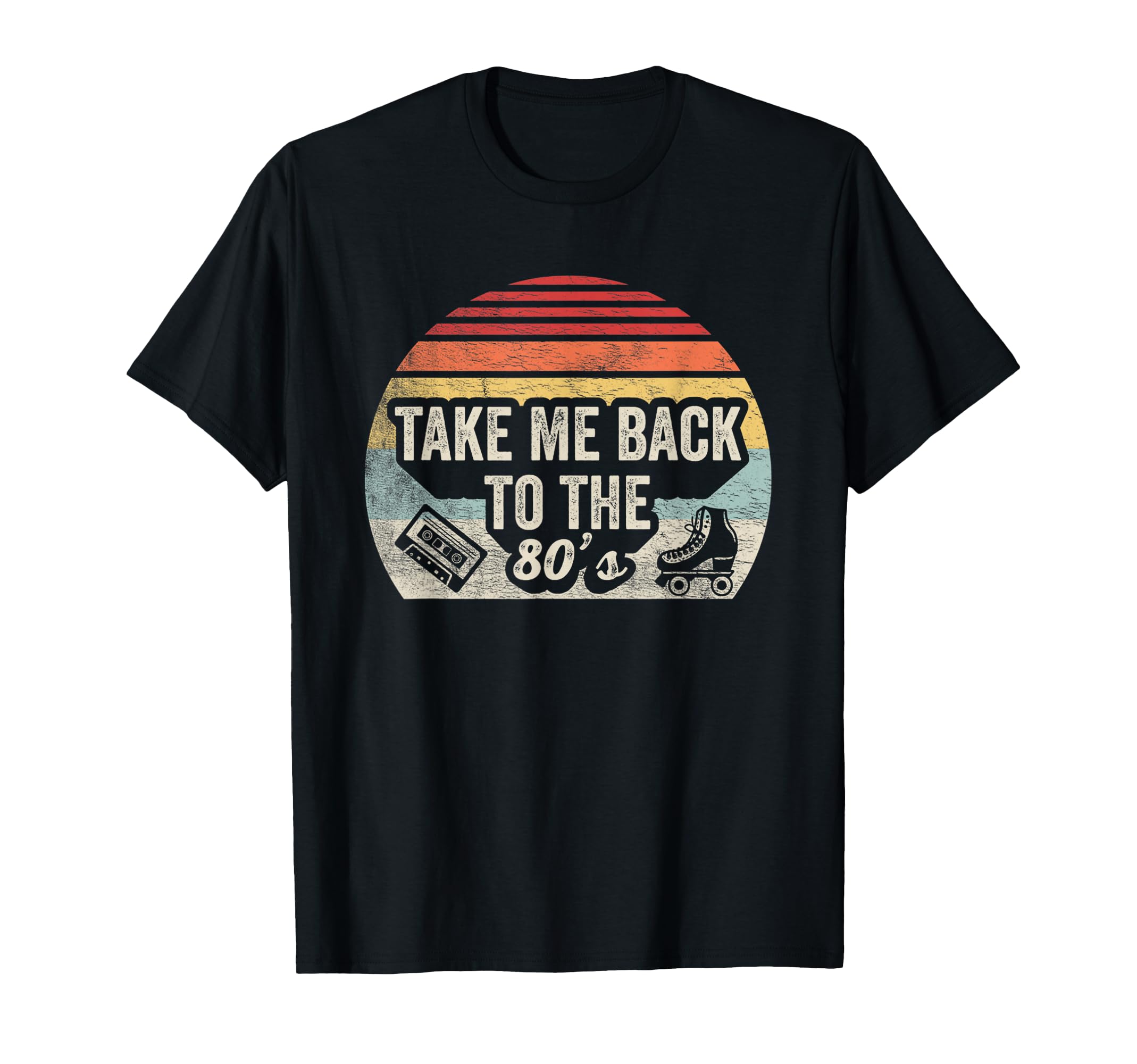 Take Me Back To 80S Nostalgia T-Shirt - Custom Art Print for Adults - T-Shirt, Sweatshirt, Hoodie