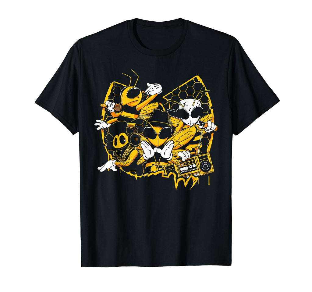 Bees Hip Hop Old School Rap Music Sweatshirt - Minimalist Print Unisex - T-Shirt, Sweatshirt, Hoodie