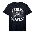 Jesus Rescues Football Goalkeeper T-Shirt - Graphic Print Men Women - T-Shirt, Sweatshirt, Hoodie