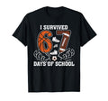 I Survived 67 Days School Football T-Shirt - Trendy Graphic for Adults - T-Shirt, Sweatshirt, Hoodie