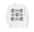 Soccer Bow Game Day Soccer Sweatshirt - Custom Art Print for Adults - T-Shirt, Sweatshirt, Hoodie