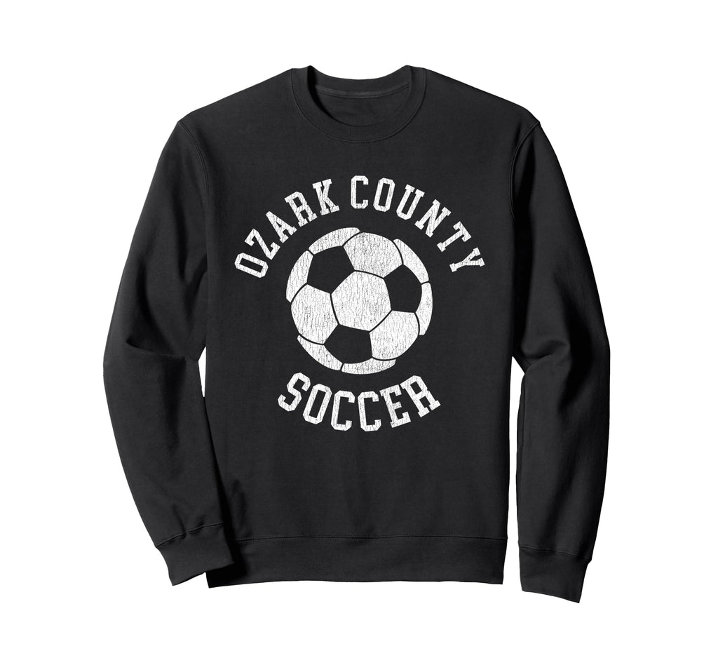 Ozark County Soccer Distressed 90S Sweatshirt - Minimalist Print for Adults - T-Shirt, Sweatshirt, Hoodie